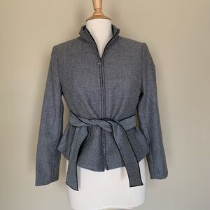 NWOT Banana Republic Petite Sz6 Herringbone Jacket